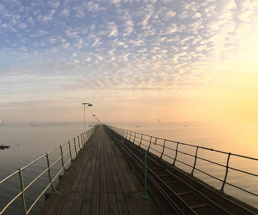 down-pier